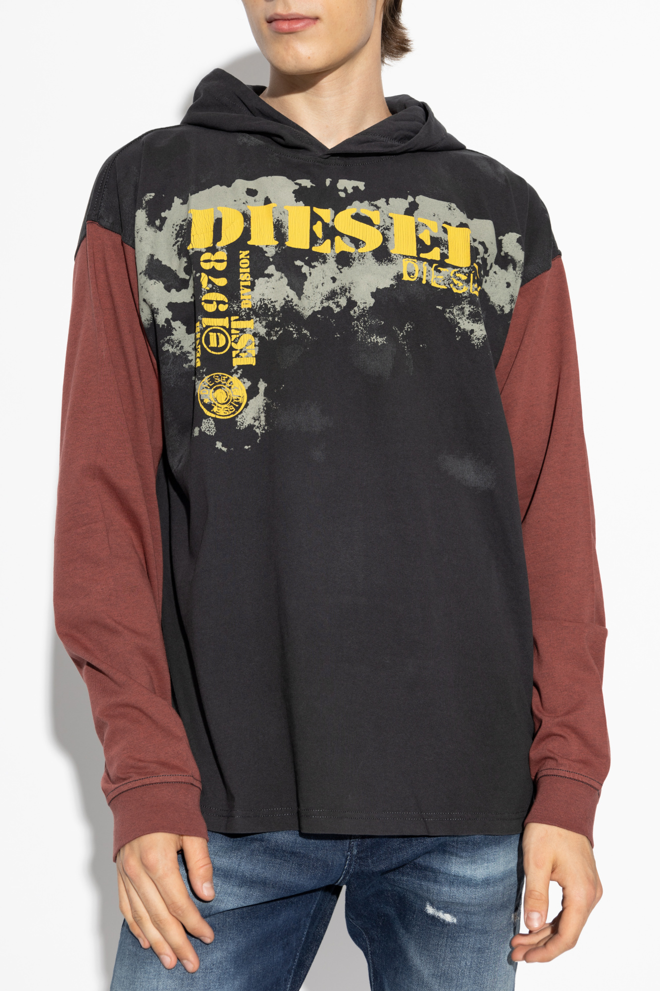 【DIESEL】S-Baxt-Hood-Q1 Diesel Hoodie S-BAXT-HOOD-Q1 | Men's Clothing | Vitkac